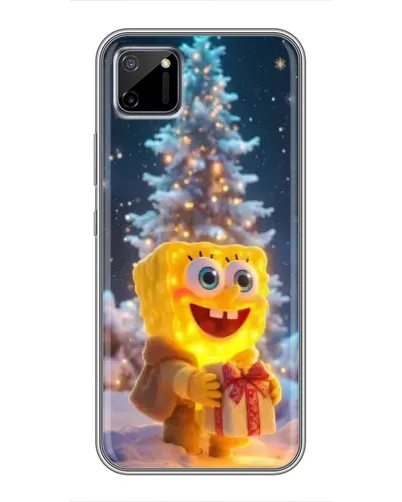 Чехол для Realme C11 с картинкой «Рождественский Спанч Боб» Чехол для Realme C11 с картинкой «Рождественский Спанч Боб»