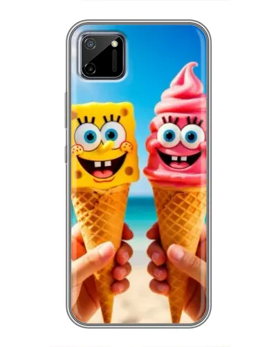 Чехол для Realme C11 с картинкой «Спанч Боб мороженое» Чехол для Realme C11 с картинкой «Спанч Боб мороженое»