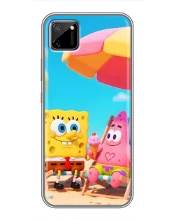 Чехол для Realme C11 с картинкой «Отдых на пляже»