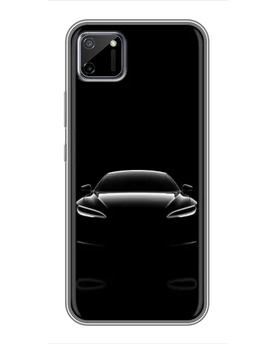 Чехол для Realme C11 с картинкой «Силуэт Tesla Night» Чехол для Realme C11 с картинкой «Силуэт Tesla Night»