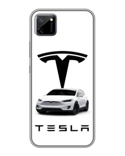 Чехол для Realme C11 с картинкой «Tesla White Style» Чехол для Realme C11 с картинкой «Tesla White Style»