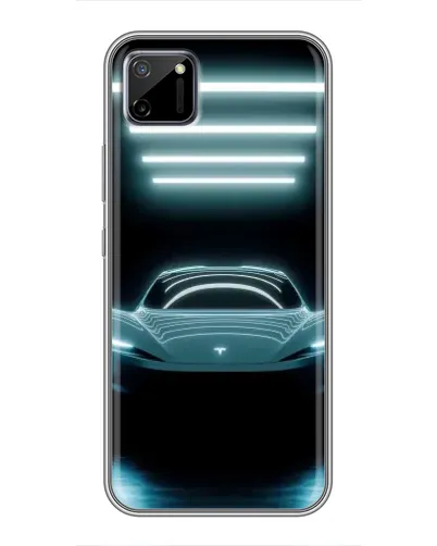 Чехол для Realme C11 с картинкой «Tesla в неоне» Чехол для Realme C11 с картинкой «Tesla в неоне»