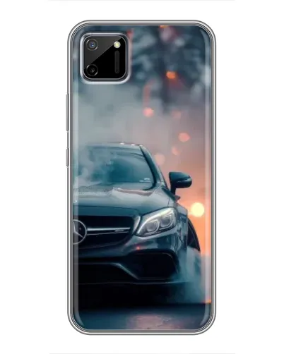 Чехол для Realme C11 с картинкой «Mercedes — ночной город» Чехол для Realme C11 с картинкой «Mercedes — ночной город»