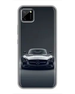Чохол для Realme C11 з картинкою «Mercedes на чорному»