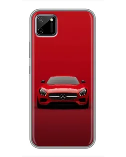 Чохол для Realme C11 з картинкою «Червоний Mercedes AMG»