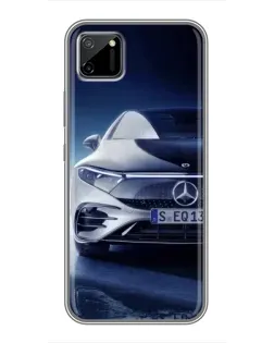 Чехол для Realme C11 с картинкой «Mercedes EQ — будущее»
