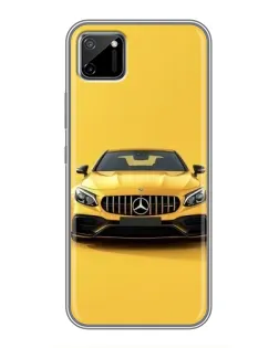 Чехол для Realme C11 с картинкой «Желтый Mercedes GT»