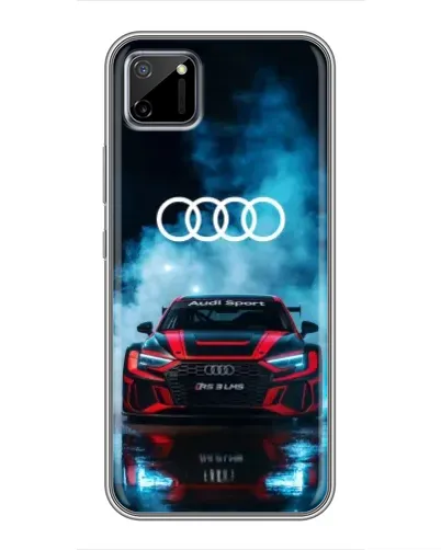 Чехол для Realme C11 с картинкой «Audi Sport — неон» Чехол для Realme C11 с картинкой «Audi Sport — неон»