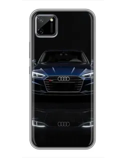 Чехол для Realme C11 с картинкой «Audi — ночное отражение»