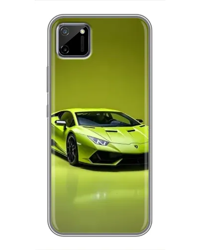 Чехол для Realme C11 с картинкой «Салатовый Lamborghini Huracan» Чехол для Realme C11 с картинкой «Салатовый Lamborghini Huracan»