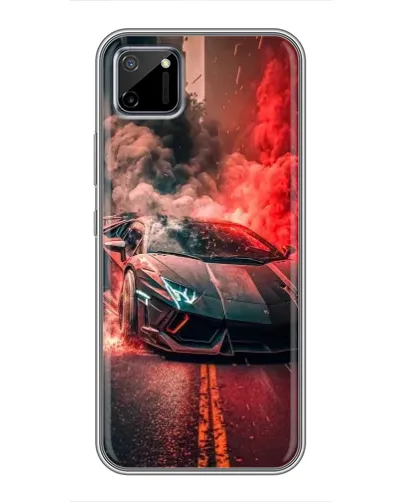 Чехол для Realme C11 с картинкой «Lamborghini красный дым» Чехол для Realme C11 с картинкой «Lamborghini красный дым»