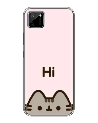 Чохол для Realme C11 з картинкою «Пушин каже Hi» Чохол для Realme C11 з картинкою «Пушин каже Hi»
