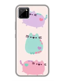 Чехол для Realme C11 с картинкой «Pusheen трио» Чехол для Realme C11 с картинкой «Pusheen трио»