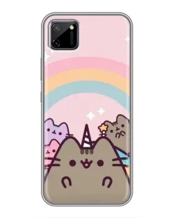 Чехол для Realme C11 с картинкой «Единорог Pusheen» Чехол для Realme C11 с картинкой «Единорог Pusheen»