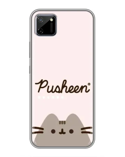 Чохол для Realme C11 з картинкою «Pusheen логотип» Чохол для Realme C11 з картинкою «Pusheen логотип»