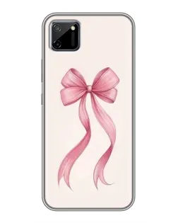 Чехол для Realme C11 с картинкой «Розовый бант»