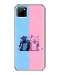 Чохол для Realme C11 з картинкою «Stitch та Angel Love»