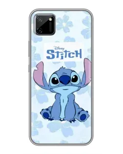 Чохол для Realme C11 з картинкою «Stitch серед квітів»