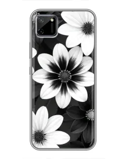 Чохол для Realme C11 з картинкою «Монохромні айстри» Чохол для Realme C11 з картинкою «Монохромні айстри»