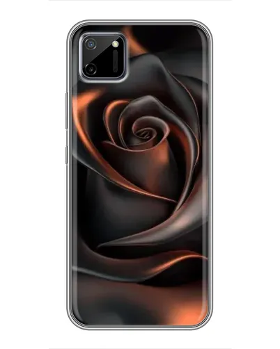Чехол для Realme C11 с картинкой «Шелковая черная роза» Чехол для Realme C11 с картинкой «Шелковая черная роза»