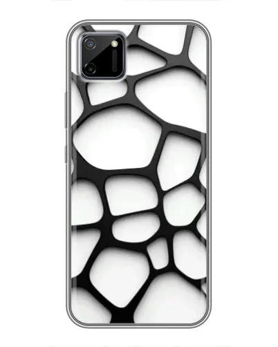 Чехол для Realme C11 с картинкой «Белая объемная сетка» Чехол для Realme C11 с картинкой «Белая объемная сетка»