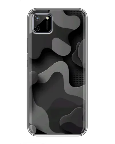 Чехол для Realme C11 с картинкой «Темный абстрактный камуфляж» Чехол для Realme C11 с картинкой «Темный абстрактный камуфляж»