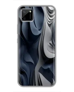 Чохол для Realme C11 з картинкою «Об'ємні сині складки» Чохол для Realme C11 з картинкою «Об'ємні сині складки»
