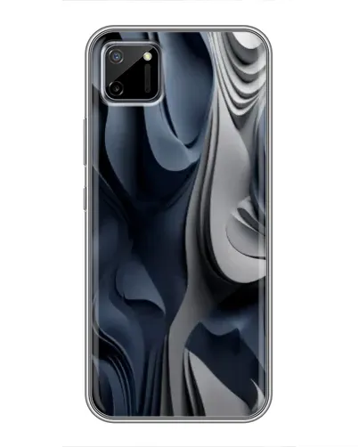 Чехол для Realme C11 с картинкой «Объемные синие складки» Чехол для Realme C11 с картинкой «Объемные синие складки»