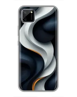 Чохол для Realme C11 з картинкою «Об'ємні чорно-білі стрічки» Чохол для Realme C11 з картинкою «Об'ємні чорно-білі стрічки»