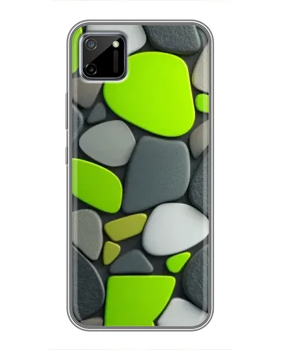 Чехол для Realme C11 с картинкой «Яркая неоновая галька» Чехол для Realme C11 с картинкой «Яркая неоновая галька»