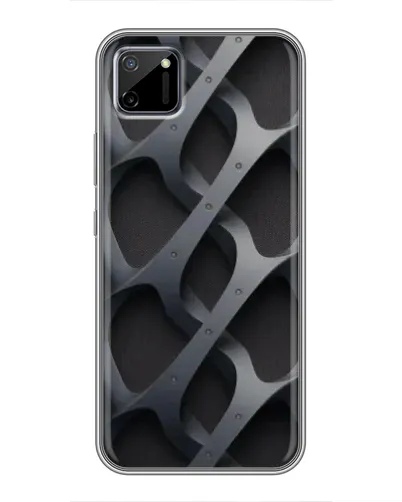 Чехол для Realme C11 с картинкой «Объемное серое плетение» Чехол для Realme C11 с картинкой «Объемное серое плетение»
