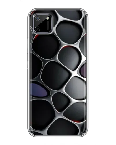 Чехол для Realme C11 с картинкой «Объемная темная решетка» Чехол для Realme C11 с картинкой «Объемная темная решетка»