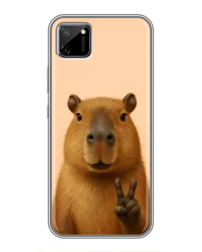 Чехол для Realme C11 с картинкой «Капибара виктория» Чехол для Realme C11 с картинкой «Капибара виктория»