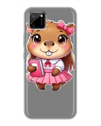 Чехол для Realme C11 с картинкой «Девочка капибара» Чехол для Realme C11 с картинкой «Девочка капибара»