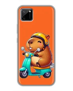Чохол для Realme C11 з картинкою «Капібара на скутері» Чохол для Realme C11 з картинкою «Капібара на скутері»