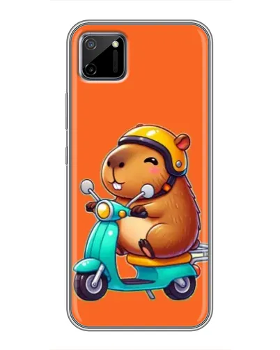Чехол для Realme C11 с картинкой «Капибара на скутере» Чехол для Realme C11 с картинкой «Капибара на скутере»