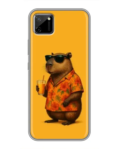 Чехол для Realme C11 с картинкой «Капибара на отдыхе» Чехол для Realme C11 с картинкой «Капибара на отдыхе»
