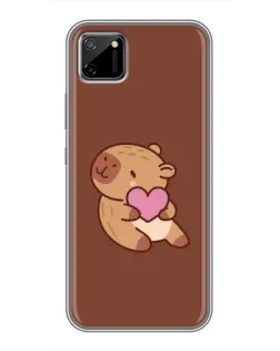 Чохол для Realme C11 з картинкою «Капібара з серцем» Чохол для Realme C11 з картинкою «Капібара з серцем»