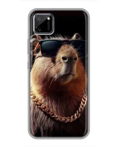 Чехол для Realme C11 с картинкой «Капибара золотая цепь» Чехол для Realme C11 с картинкой «Капибара золотая цепь»