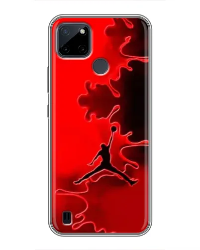Чохол для Realme C12 з картинкою «Jordan Red Smoke» Чохол для Realme C12 з картинкою «Jordan Red Smoke»
