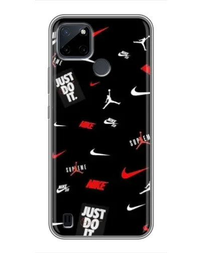 Чохол для Realme C12 з картинкою «Nike Mix Pattern» Чохол для Realme C12 з картинкою «Nike Mix Pattern»