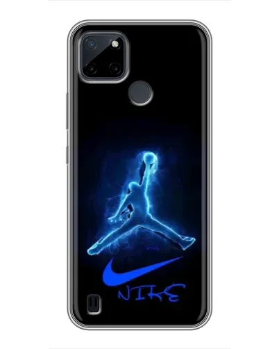 Чохол для Realme C12 з картинкою «Jordan Neon Blue» Чохол для Realme C12 з картинкою «Jordan Neon Blue»