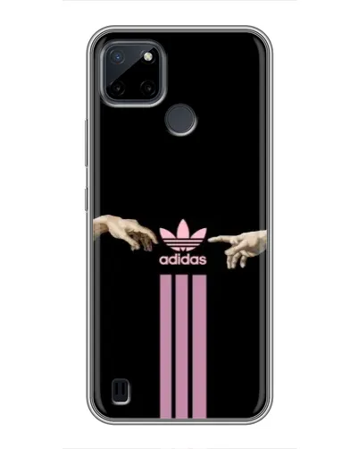 Чехол для Realme C12 с картинкой «Adidas Hands»