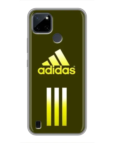 Чехол для Realme C12 с картинкой «Оливковый градиент Adidas»