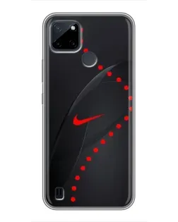 Чохол для Realme C12 з картинкою «Абстрактний дизайн Nike»