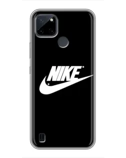 Чохол для Realme C12 з картинкою «Мазки фарби Nike»