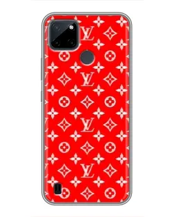 Чохол для Realme C12 з картинкою «Яскравий паттерн LV»
