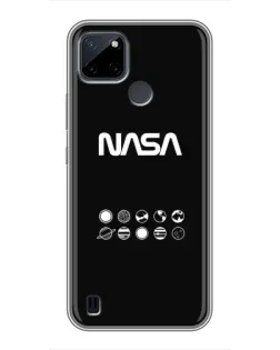 Чохол для Realme C12 з картинкою «NASA — технічний принт»
