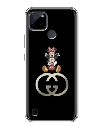 Чехол для Realme C12 с картинкой «Минни Маус на лого» Чехол для Realme C12 с картинкой «Минни Маус на лого»