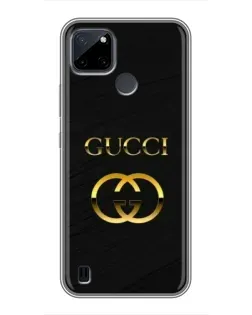 Чехол для Realme C12 с картинкой «Золотой логотип Gucci» Чехол для Realme C12 с картинкой «Золотой логотип Gucci»